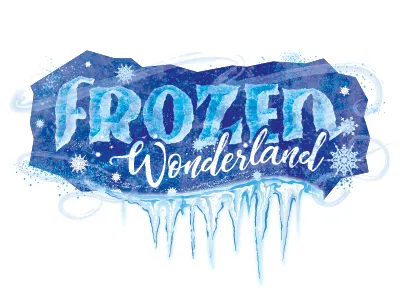 Frozen Wonderland Logo childrens museum frozen ice logo snow wonderland