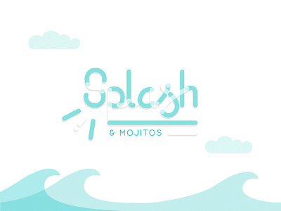 Splash graphicdesign logo logohebdo typography