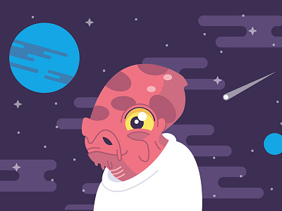 Amiral Ackbar ackbar illustration starwars