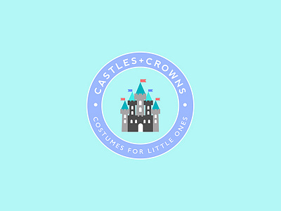 34 | Daily Logo Challenge branding castle clean daily fairytale flat icon illustration kids logo logotype simple