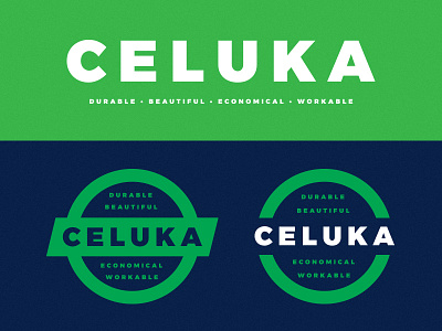 Celuka badge branding design identity seal