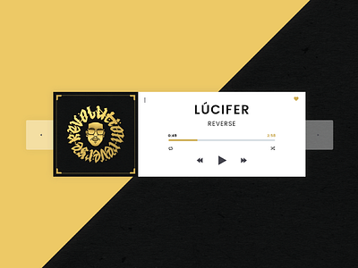 Music Player capa identidade lúcifer music player reverse