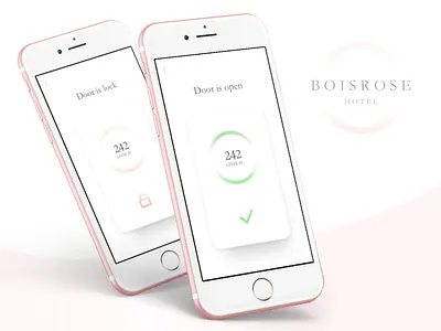 Hotel NFC Idea Door clean design form homepage hotel layout simple typography ui ux web website