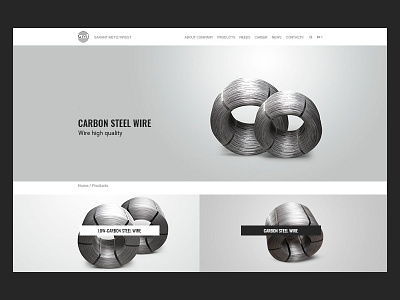 GARANT-METIZ-INVEST design gmi steel wire ui ux web