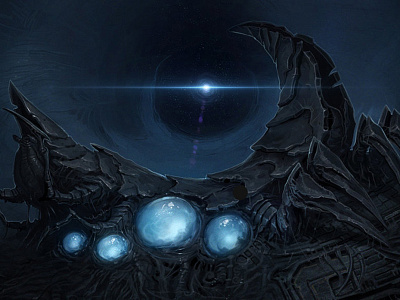 alien corpse alien corpse eggs giger hatch zerg
