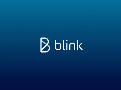 Blink's New Look app b brand branding chat icon logo typography