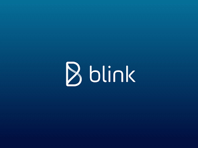 Blink's New Look app b brand branding chat icon logo typography