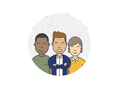 Customer insights customer flat illustration insights