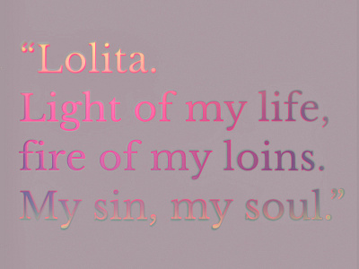 Lolita effects font letters text typography