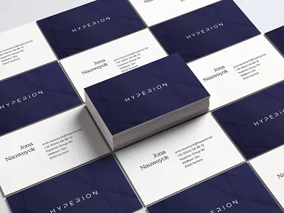 Hyperion Businesscard branding business card logo