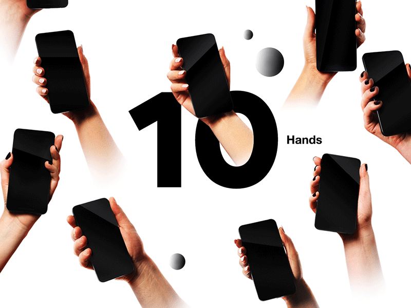 10 Hands mockup pack free freebie mobile mockups mockup pack mockups phone mockup