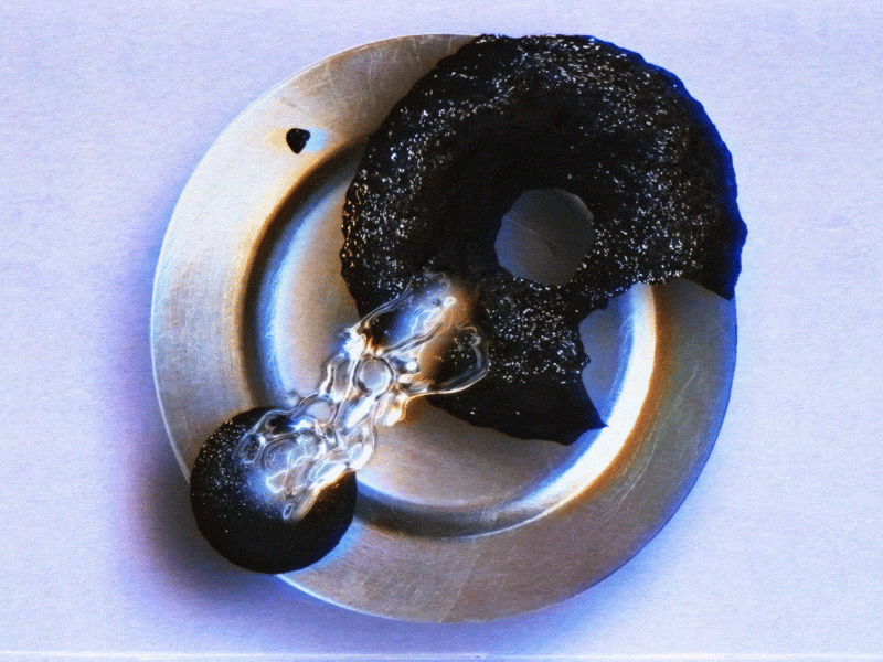 DOUGHNUT_BLACK_HOLE.gif animation design doughnut gif motion retro scifi surreal