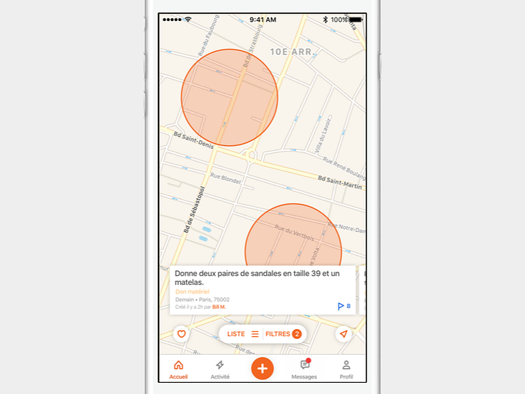 Map view by Vahritch Kharian on Dribbble