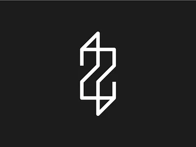222 design logo minimalistic monogram