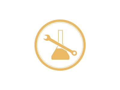 Apollo Grown | Engineers & Chemists Icon beaker chemistry icon illustration illustrator minimal science tools vector wrench