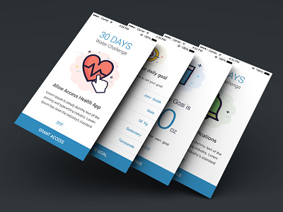 Health App Tour app boxx creative creativeboxx design health ios tour ui ux