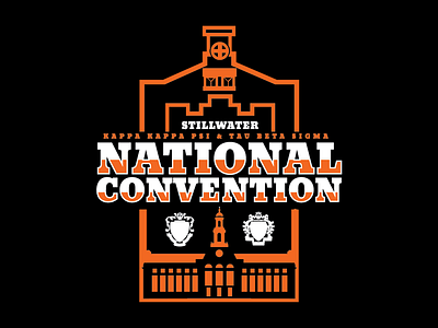 2019 Kappa Kappa Psi & Tau Beta Sigma National Convention band branding event illustration logo music oklahoma oklahoma state university osu stillwater train station