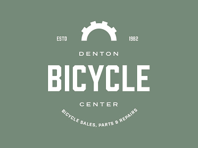 Bicycle Shop Logo bike bikes cycling lockup logo logo design typography