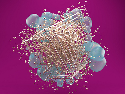 Abstract 3d abstract cinema cinema4d gold new render rendering