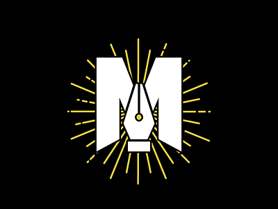 Personal Rebrand icon m pen tool rebrand