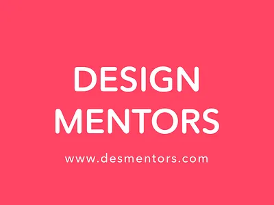 (WIP) Coming soon: Design Mentors brand design learn mentor teach