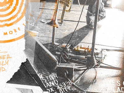 LSTNR 35mm barrett colvin grain grit illustration listener live music photography rock texture
