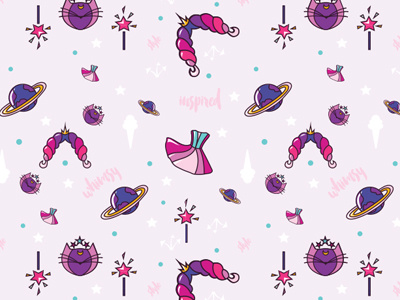 Kyla Is Inspired Branding branding pattern seamless pattern vector whimsical