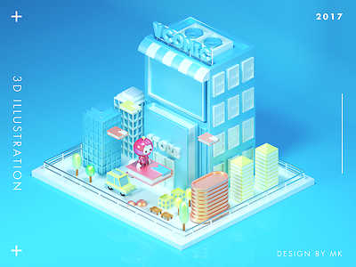 3D ILLUSTRATION c4d