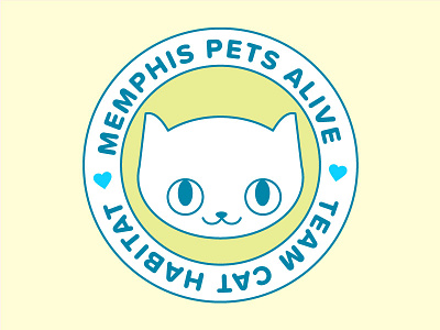 Team Cat Habitat Logo cat cat logo cute design kitty logo logo design