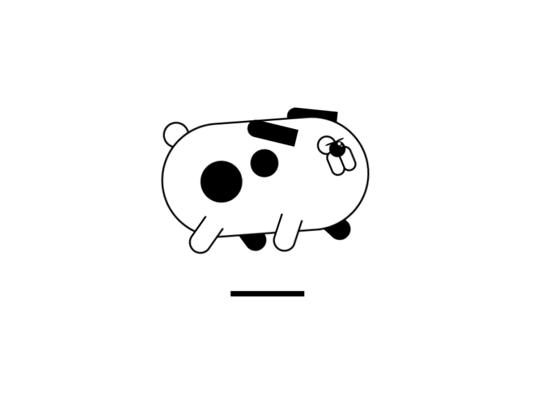 Running Dog after effects animation bark cartoon cycle dog gif loop run