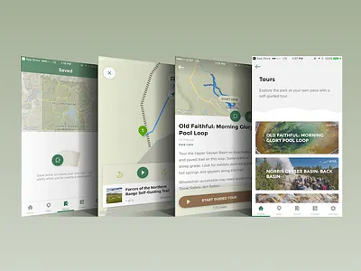 National Park Service iOS ios ui ux