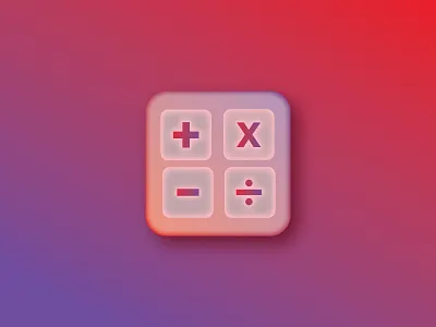 Calculator APP icon app brand branding design icon jayana mobile srilanka ui