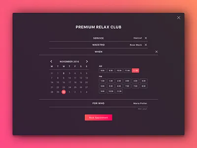 Connect Plugin appointment booking calendar plugin service time ui ux web
