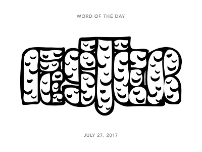 Fester lettering logo type typography