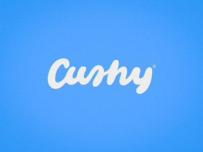 Cushy logotype hand lettering handlettering kids lettering logo logo design logotype logotype design rounded script lettering