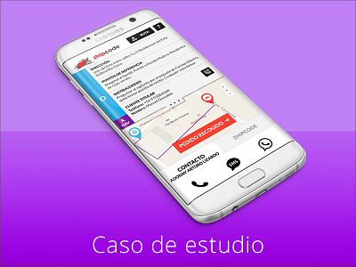 Case of study Zhipcode app design app mobile case of study chile prototype ui ux