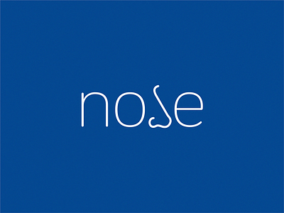 Nose brand design icon logo