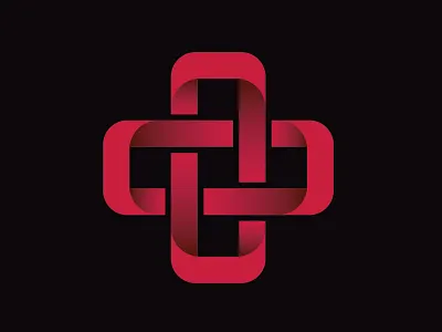 Plus Icon cross gradient grid icon logo plus