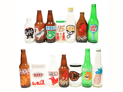 Poptimism acrylic bottles graphics logos pop soda