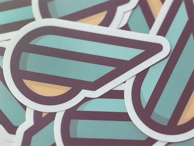 Stickers with Sticker Mule creative design dribbble fly follow me fun illustrator logo shadow shot sticker wing