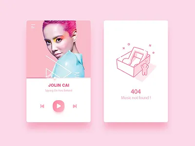 404 page 404 app music ui