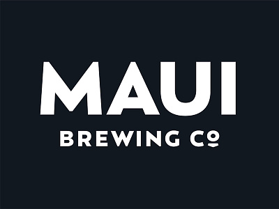 Maui Brewing Wordmark beer brewery maui typography wordmark