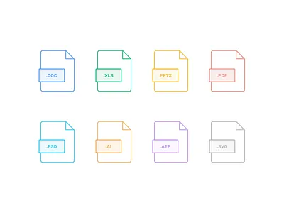 Daily UI Challenge #7 7 adobe document icons line lineicons minimal simple ui ux vedhage