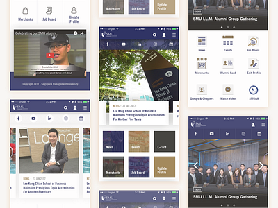 Rejected Homepage Studies alumni education privileges singapore management university web based app