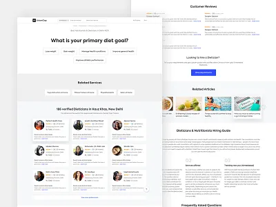 SEO Landing Page Template blog clean content conversion landing page list view onboarding question reviews seo web design website
