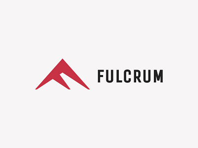 Fulcrum book brand branding glad head it logo mountain