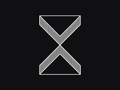 Mr. X alphabet black white design form geometric graphic letter minimalistic object type typeface typography
