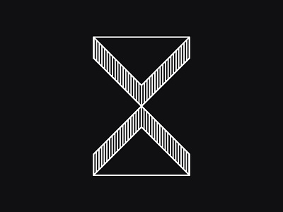 Mr. X alphabet black white design form geometric graphic letter minimalistic object type typeface typography