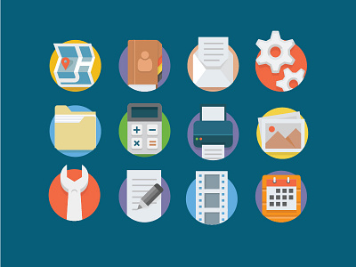 Universal Flat Icons business flat icons universal