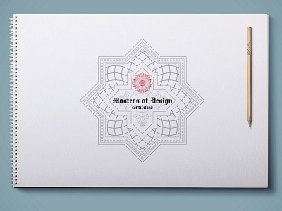 Ornament drawing design illustrator ornament seal sign vector